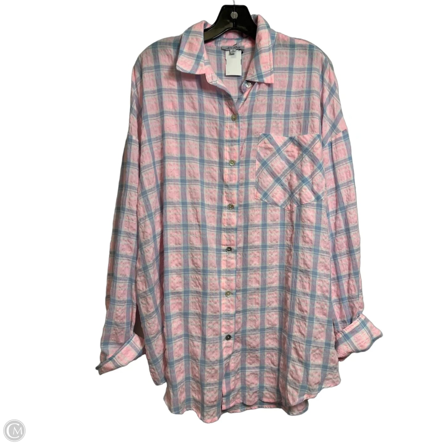 Top Long Sleeve By White Birch In Pink, Size: Xl