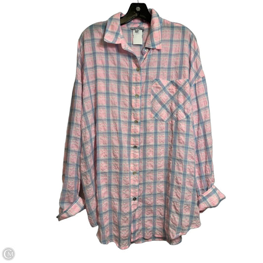 Top Long Sleeve By White Birch In Pink, Size: Xl