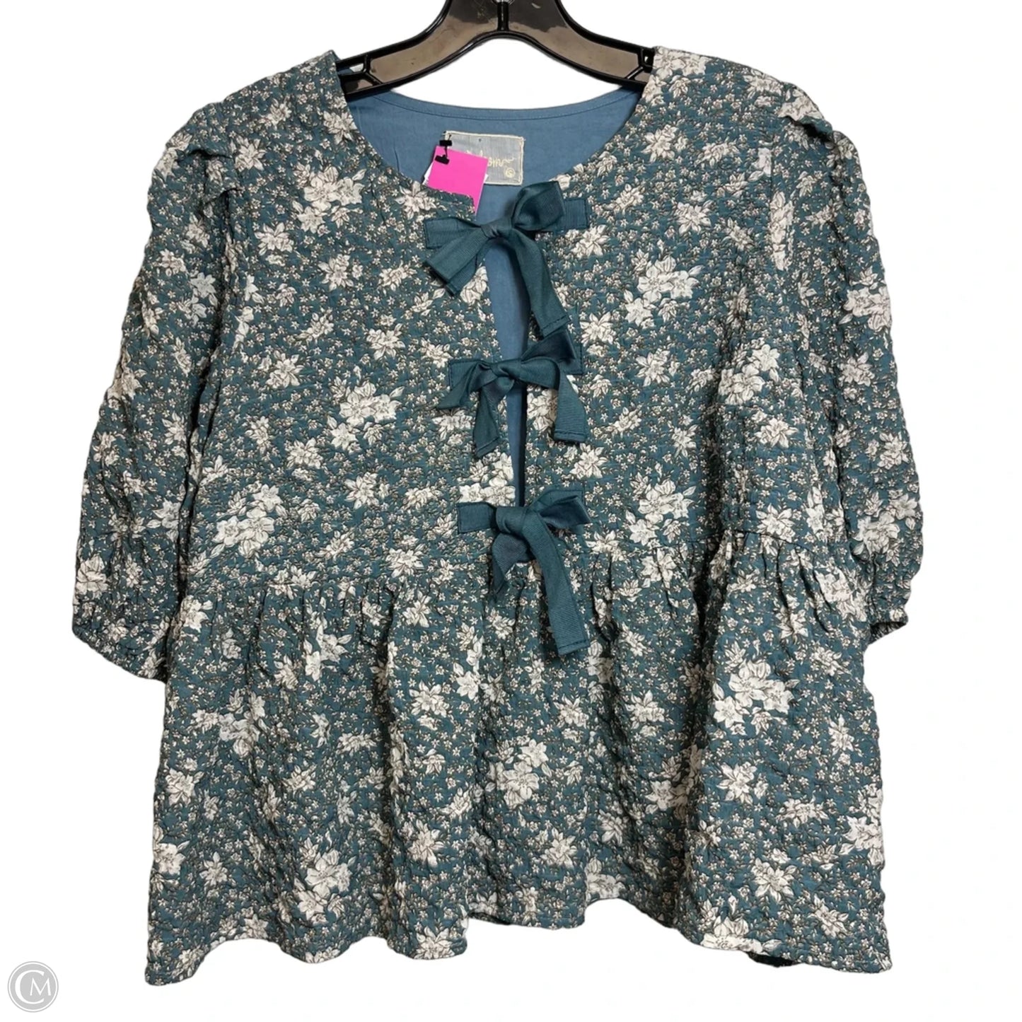 Top Long Sleeve By Clothes Mentor In Blue, Size: S