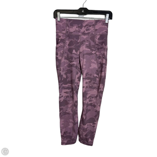 Athletic Leggings By Lululemon In Purple, Size: S
