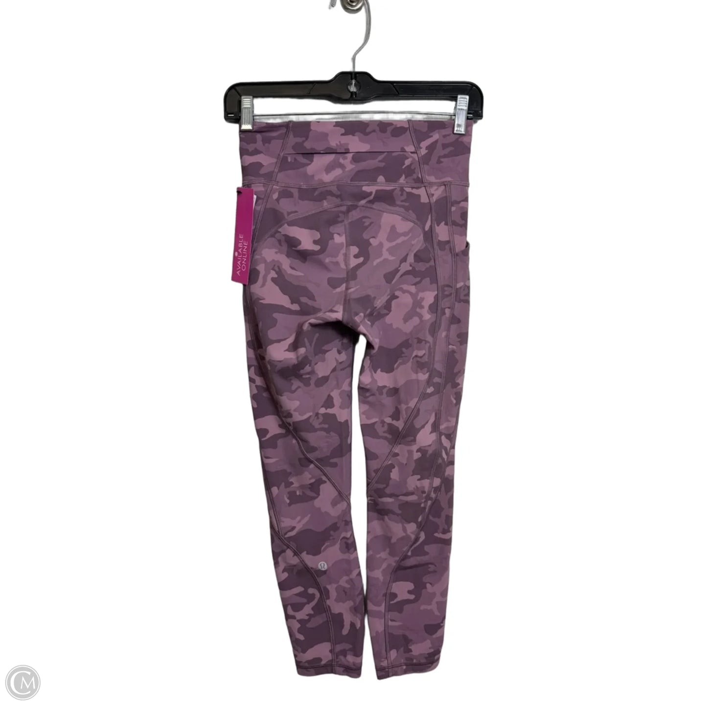 Athletic Leggings By Lululemon In Purple, Size: S