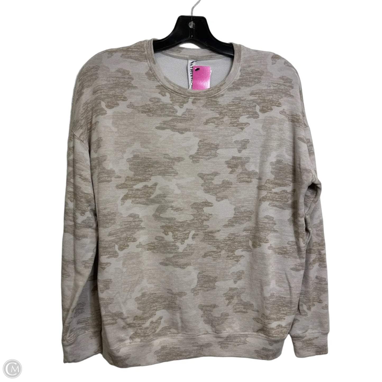 Sweatshirt Crewneck By Athleta In Camouflage Print, Size: Xs