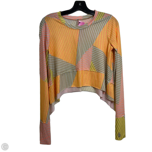 Top Long Sleeve By Free People In Multi-colored, Size: Xs