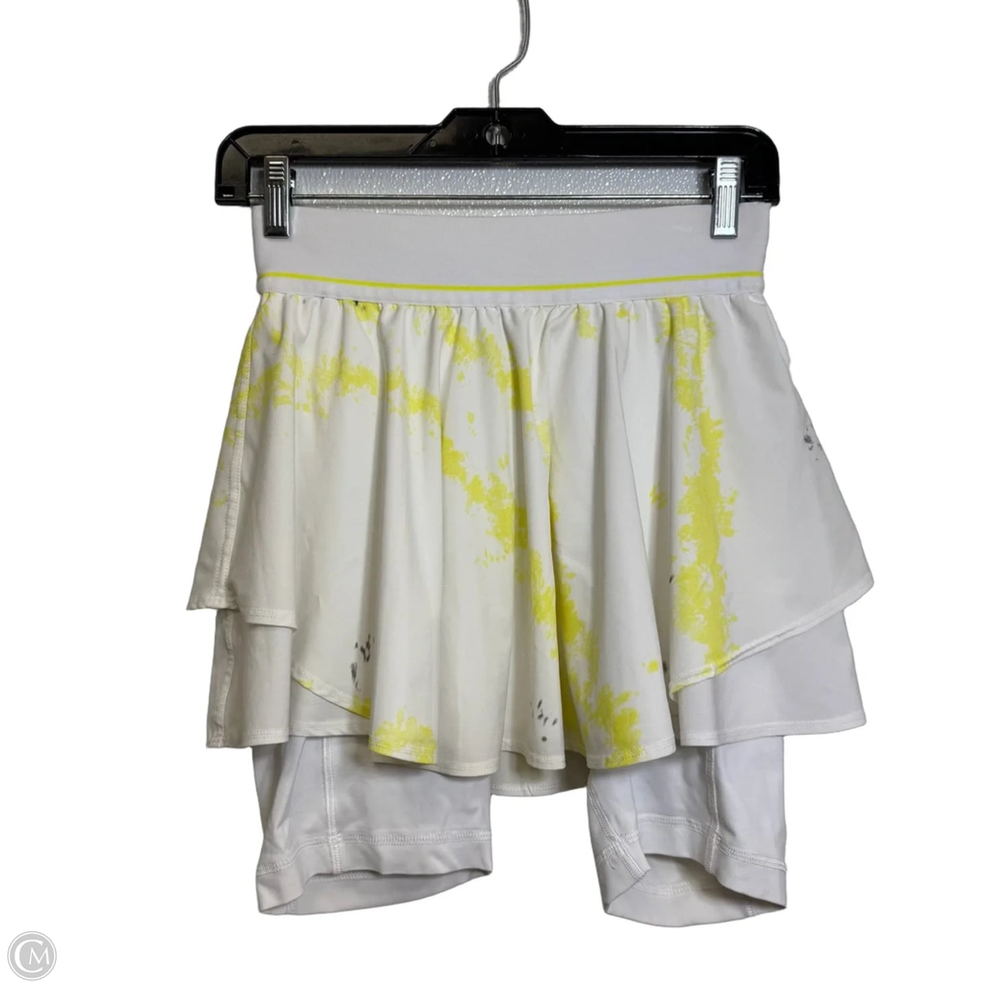 Athletic Skort By Lululemon In White, Size: S