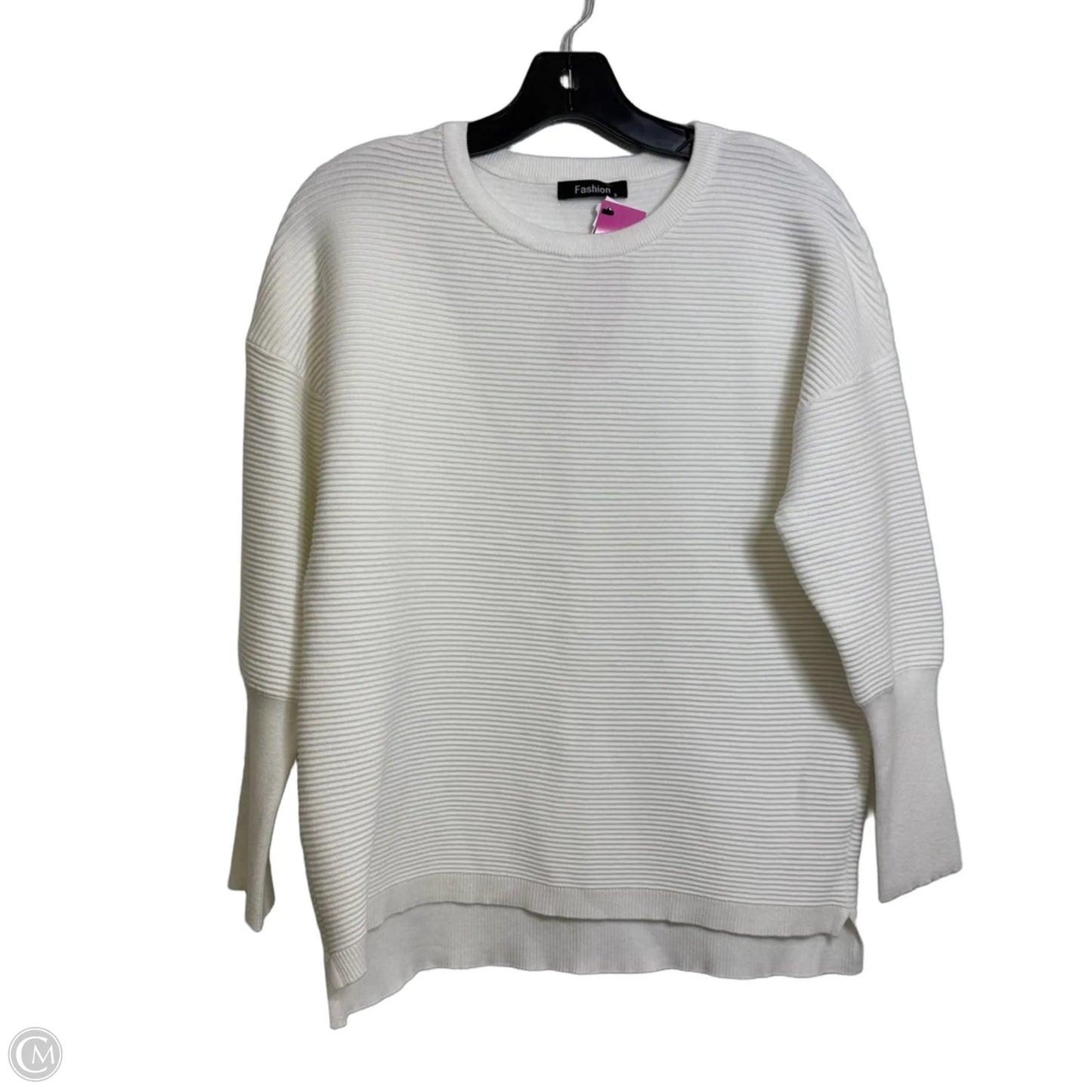 Sweater By Clothes Mentor In White, Size: S