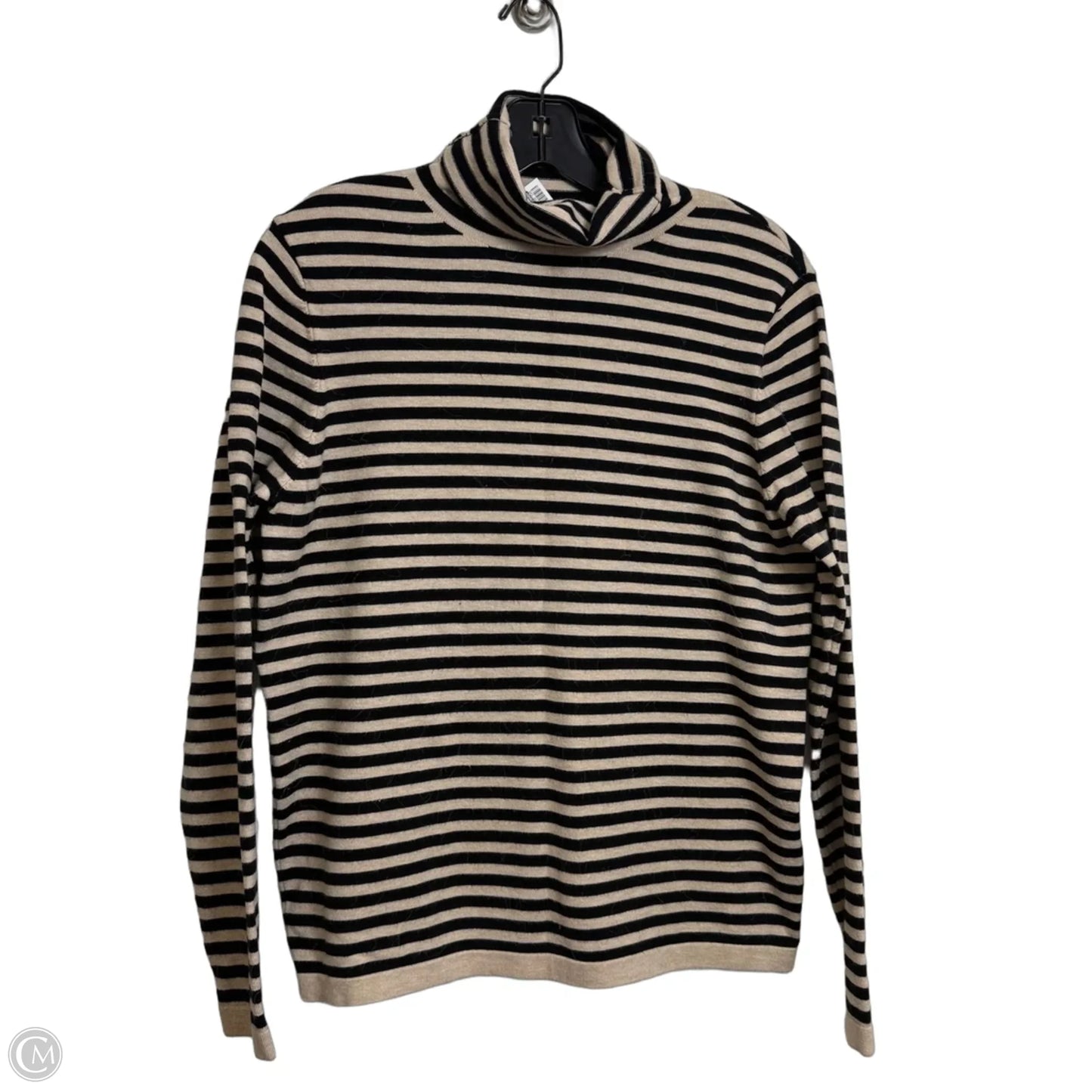 Top Long Sleeve By Dokotoo In Black & Tan, Size: S