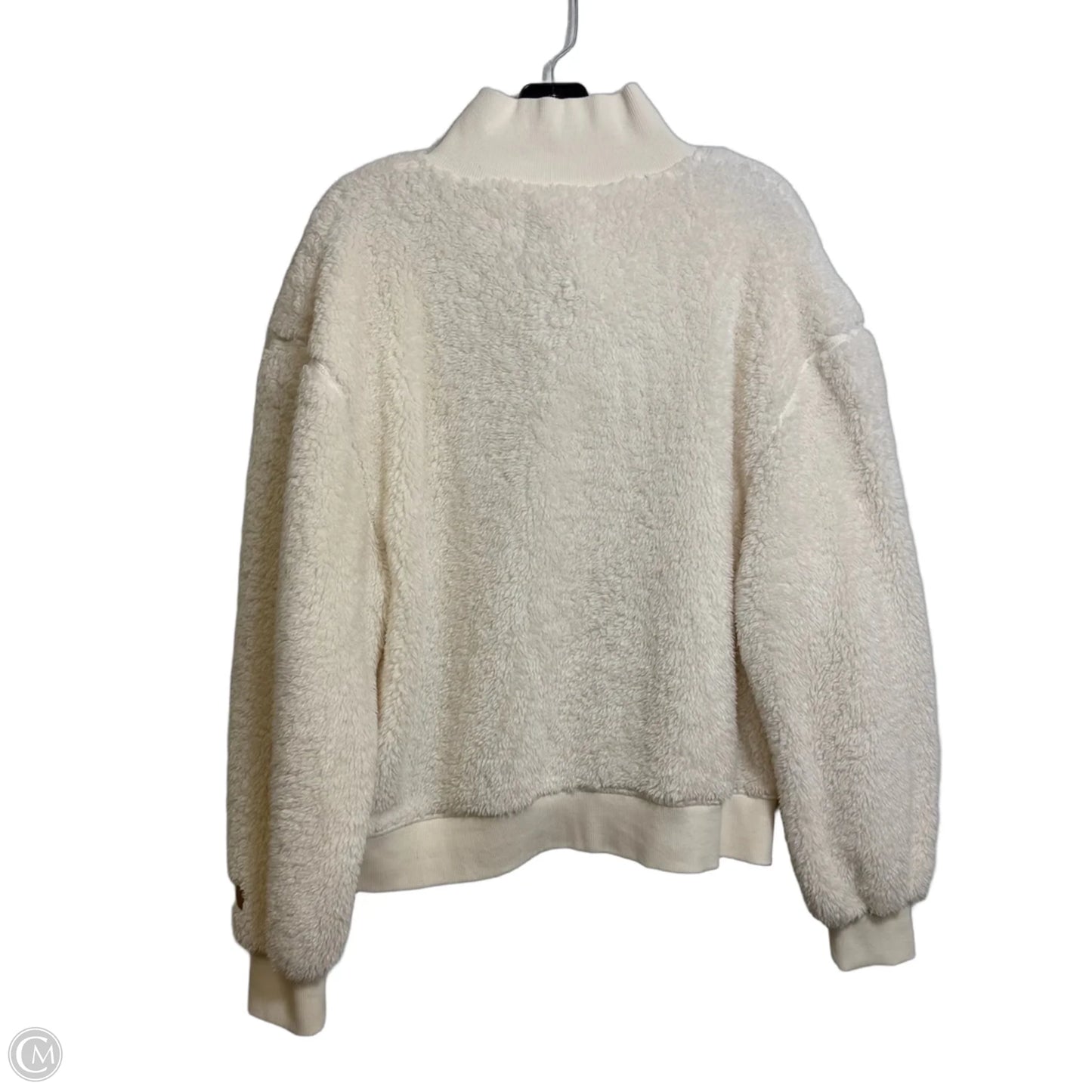 Top Long Sleeve Designer By Ugg In Ivory, Size: Xl