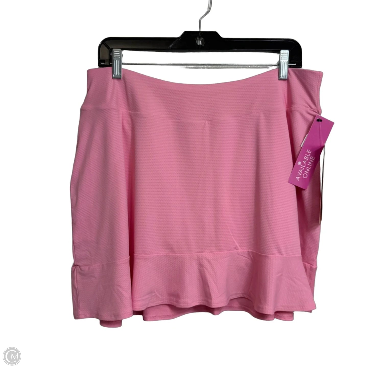 Athletic Skort By Gottex In Pink, Size: Xl