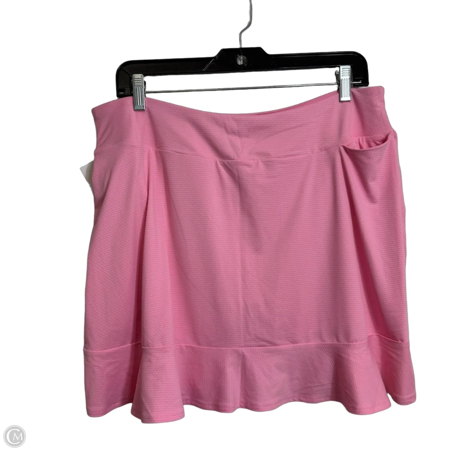 Athletic Skort By Gottex In Pink, Size: Xl