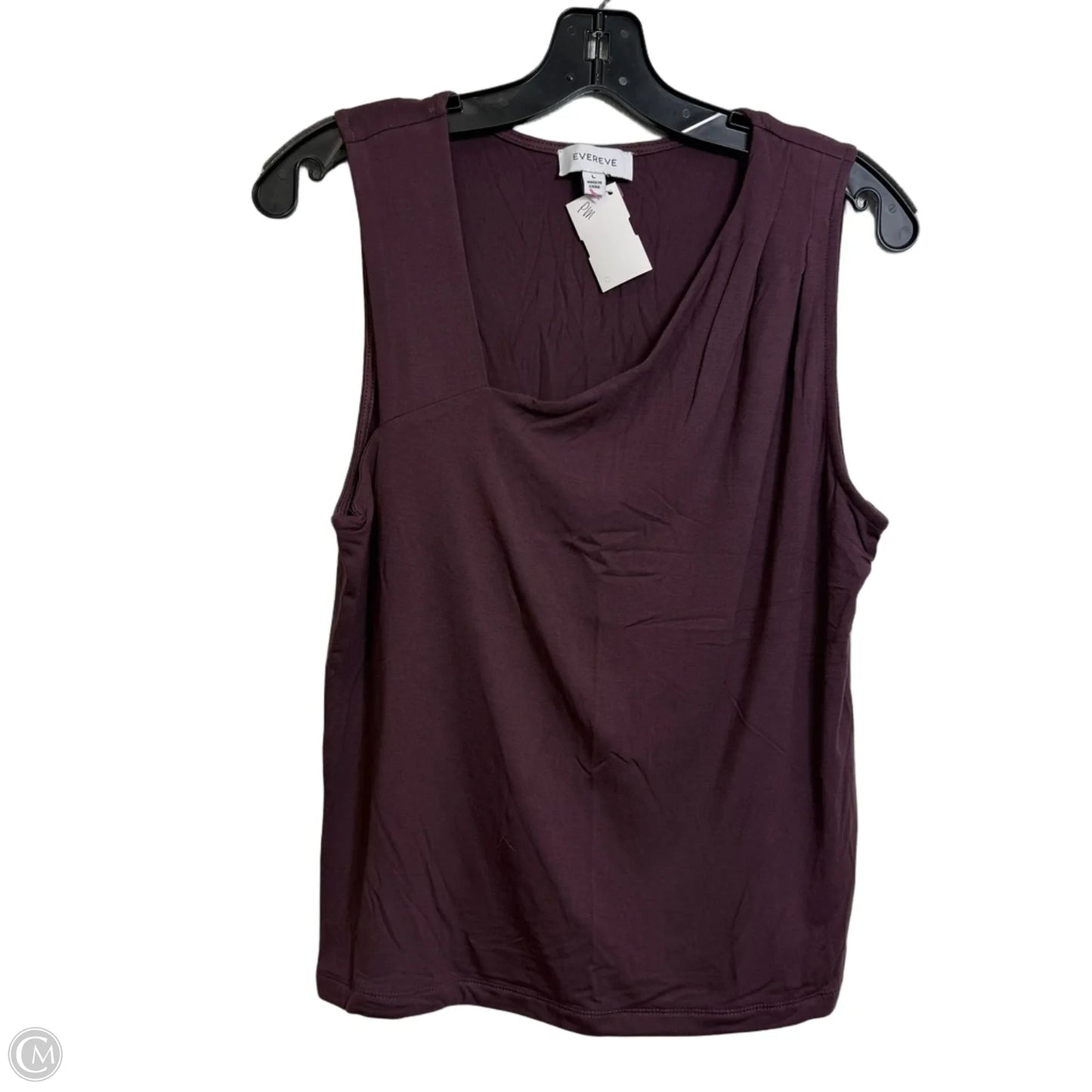 Top Sleeveless By Evereve In Purple, Size: L
