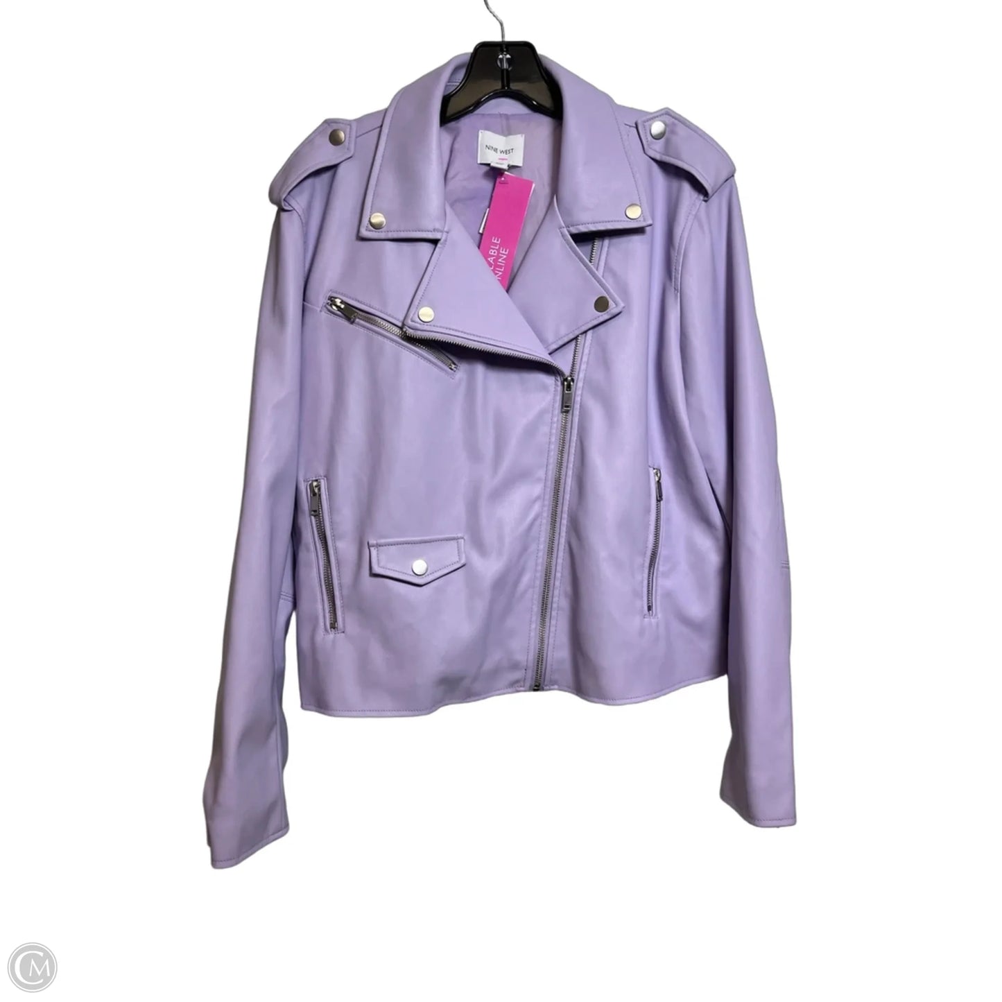 Jacket Other By Nine West Apparel In Purple, Size: Xl