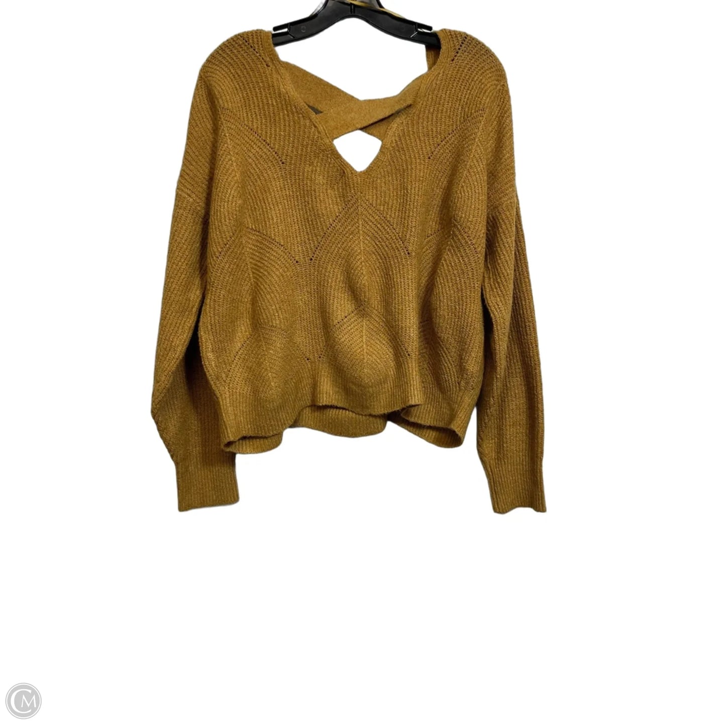 Sweater By Pink Rose In Yellow, Size: L