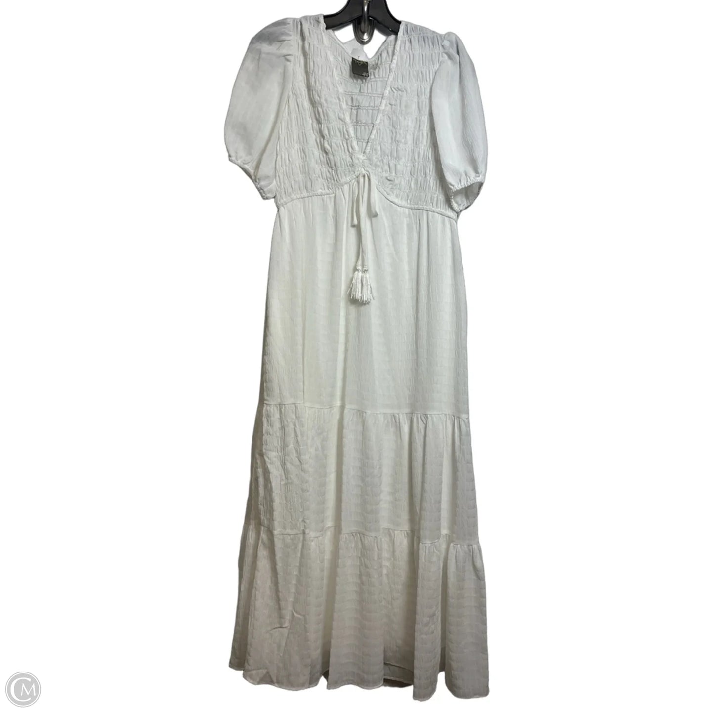 Dress Casual Maxi By Taylor In White, Size: M