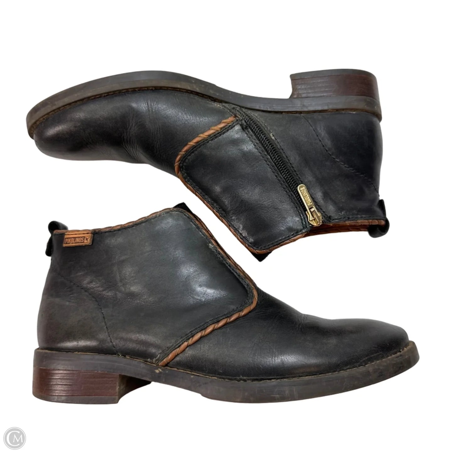 Boots Ankle Flats By Pikolinos In Grey, Size: 7.5