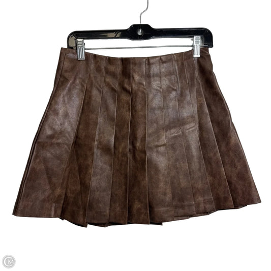 Skirt Mini & Short By Vestique In Brown, Size: M