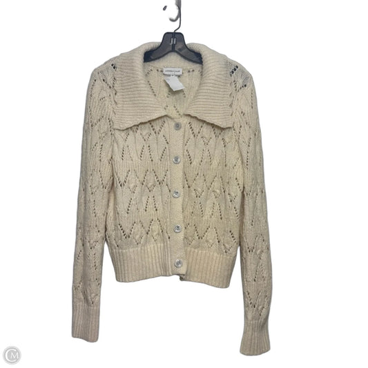 Cardigan By Sincerely Jules In Ivory, Size: Xl
