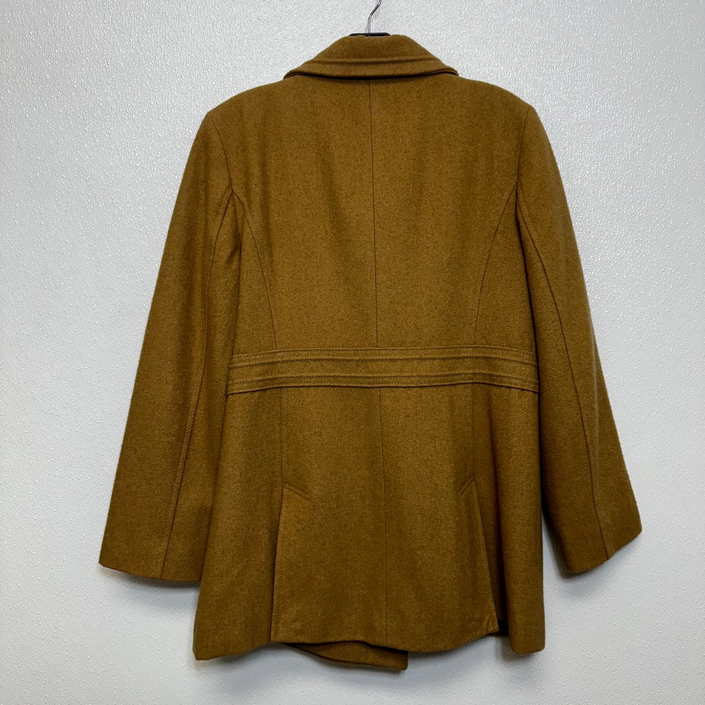 Coat Peacoat By Loft O In Camel, Size: 10petite