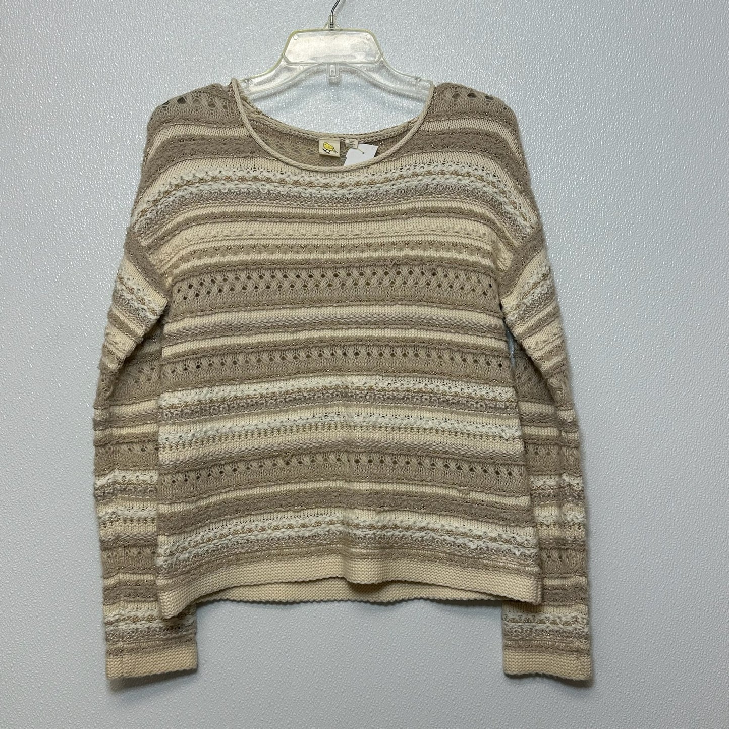 Sweater By Anthropologie In Cream, Size: Xs