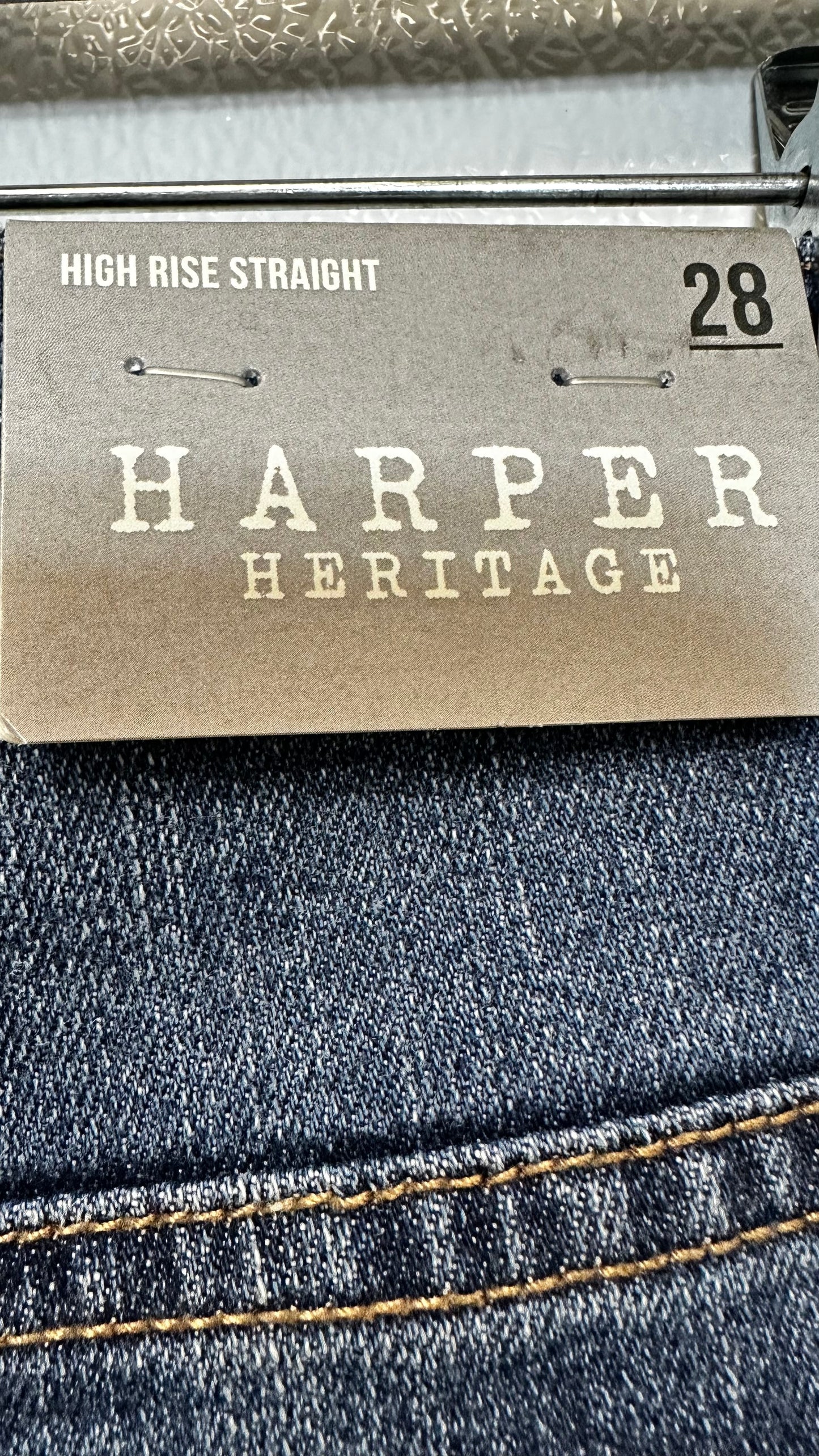 Denim Jeans Straight Harper, Size 6