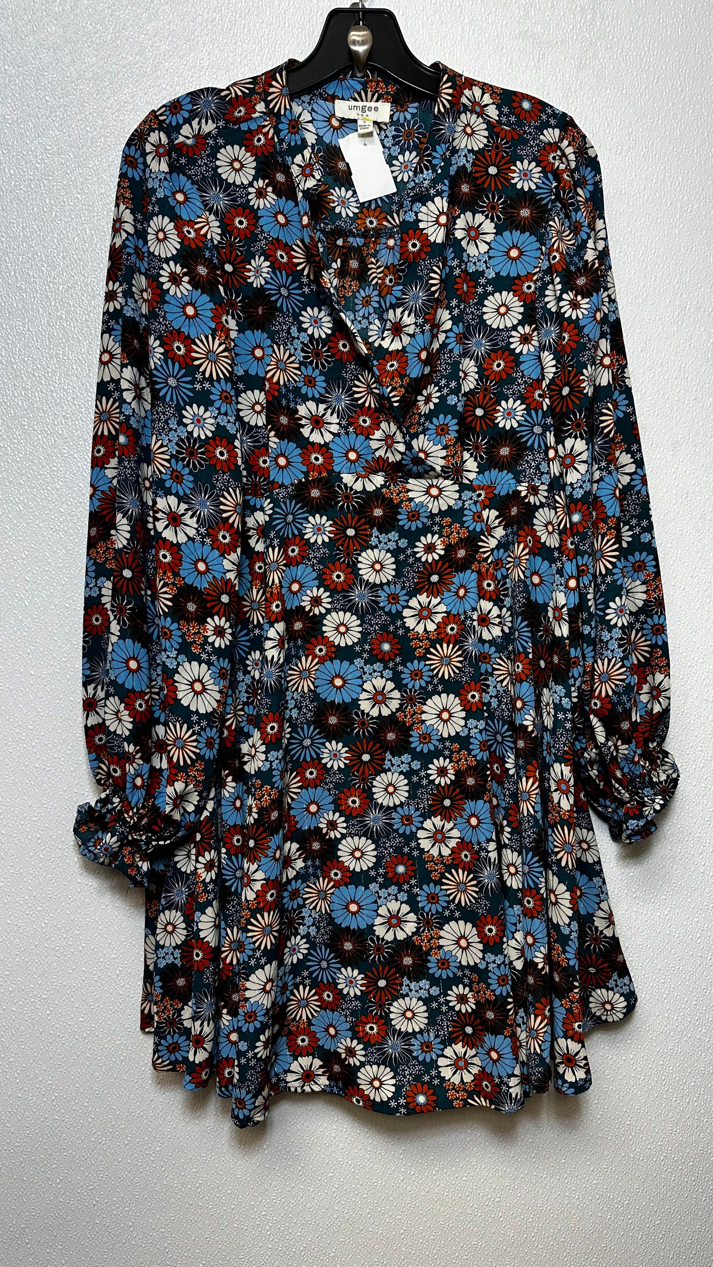 Floral Dress Casual Short Umgee, Size S