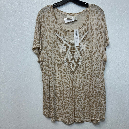 Top Short Sleeve By Zenergy By Chicos O  Size: Xl