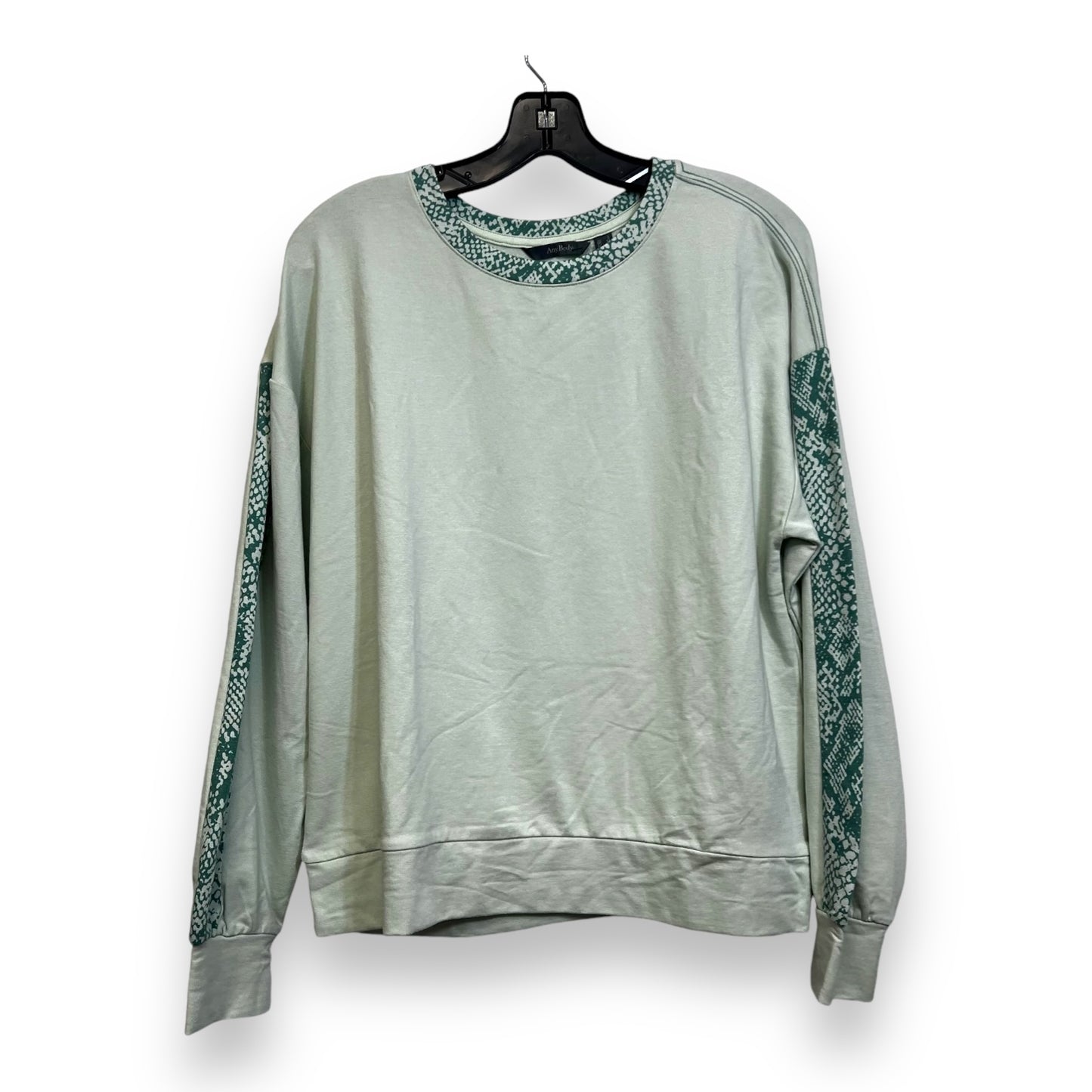 Sweatshirt Crewneck By Clothes Mentor In Green, Size: S