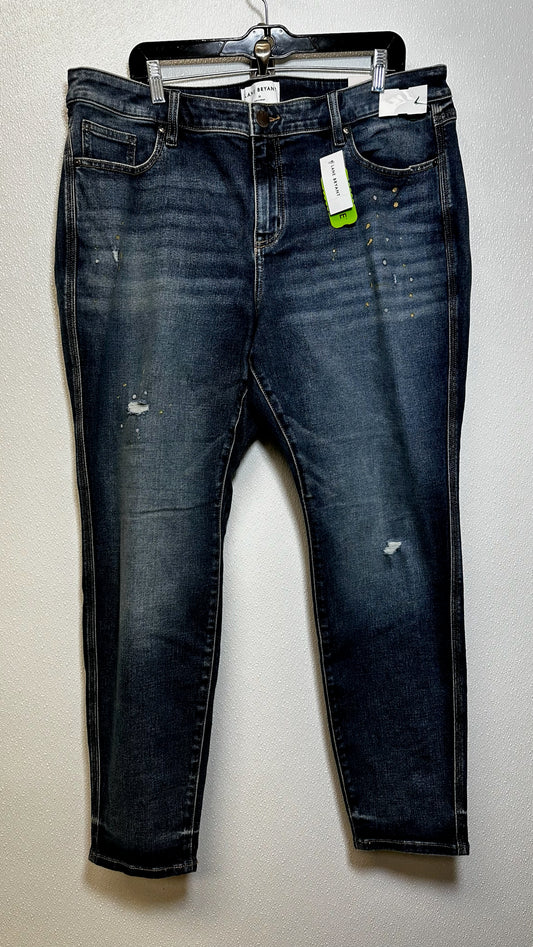 Denim Jeans Straight Lane Bryant, Size 20