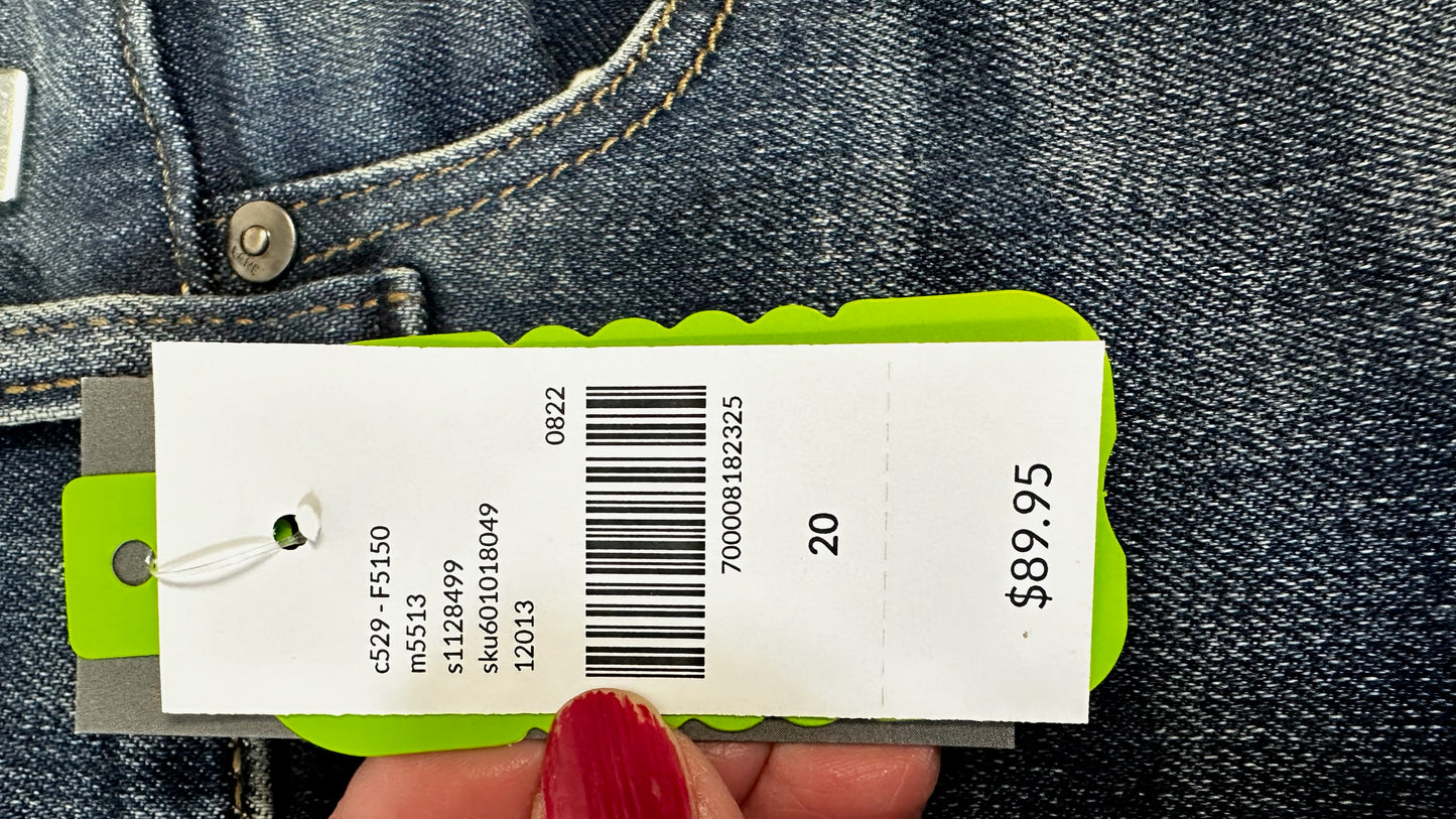 Denim Jeans Straight Lane Bryant, Size 20