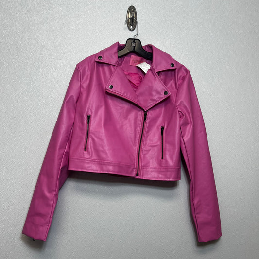 Jacket Other By Clothes Mentor In Hot Pink, Size: L