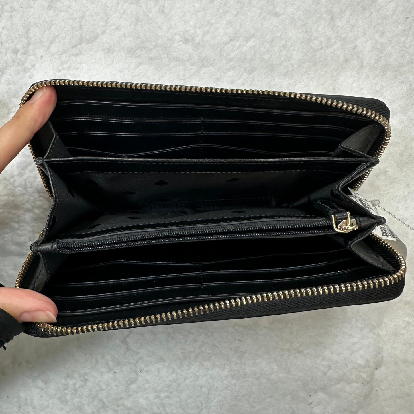 Black Tan Wallet Kate Spade, Size Small