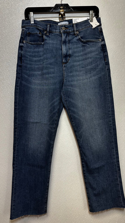 Denim Jeans Cropped Loft, Size 6