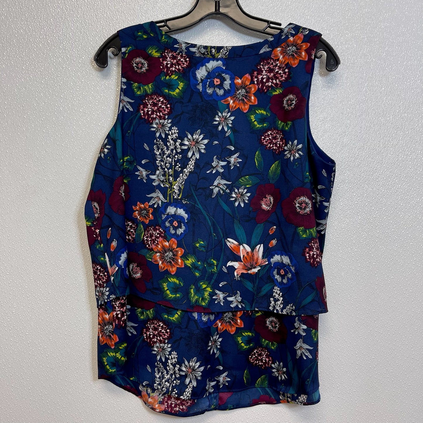 Navy Top Sleeveless Ann Taylor, Size M