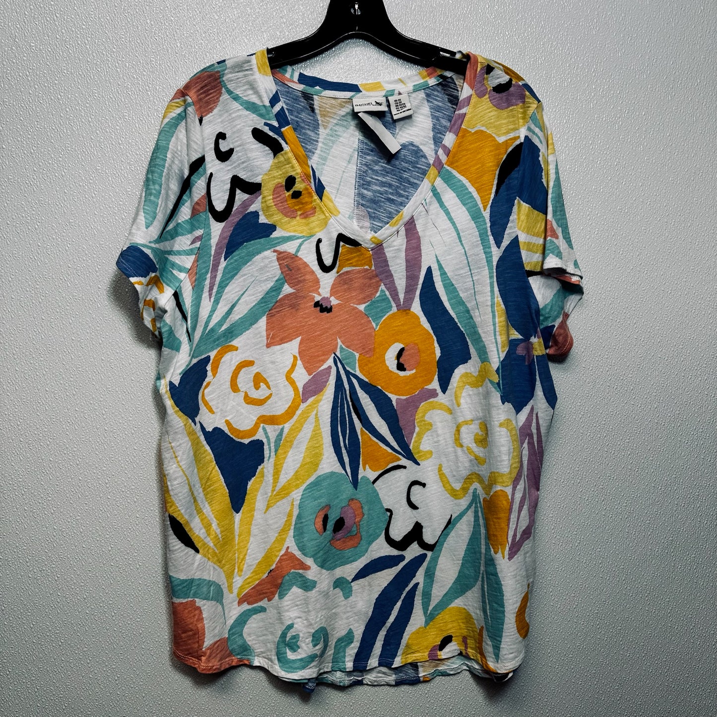 Print Top Short Sleeve Rachel Zoe, Size 2x