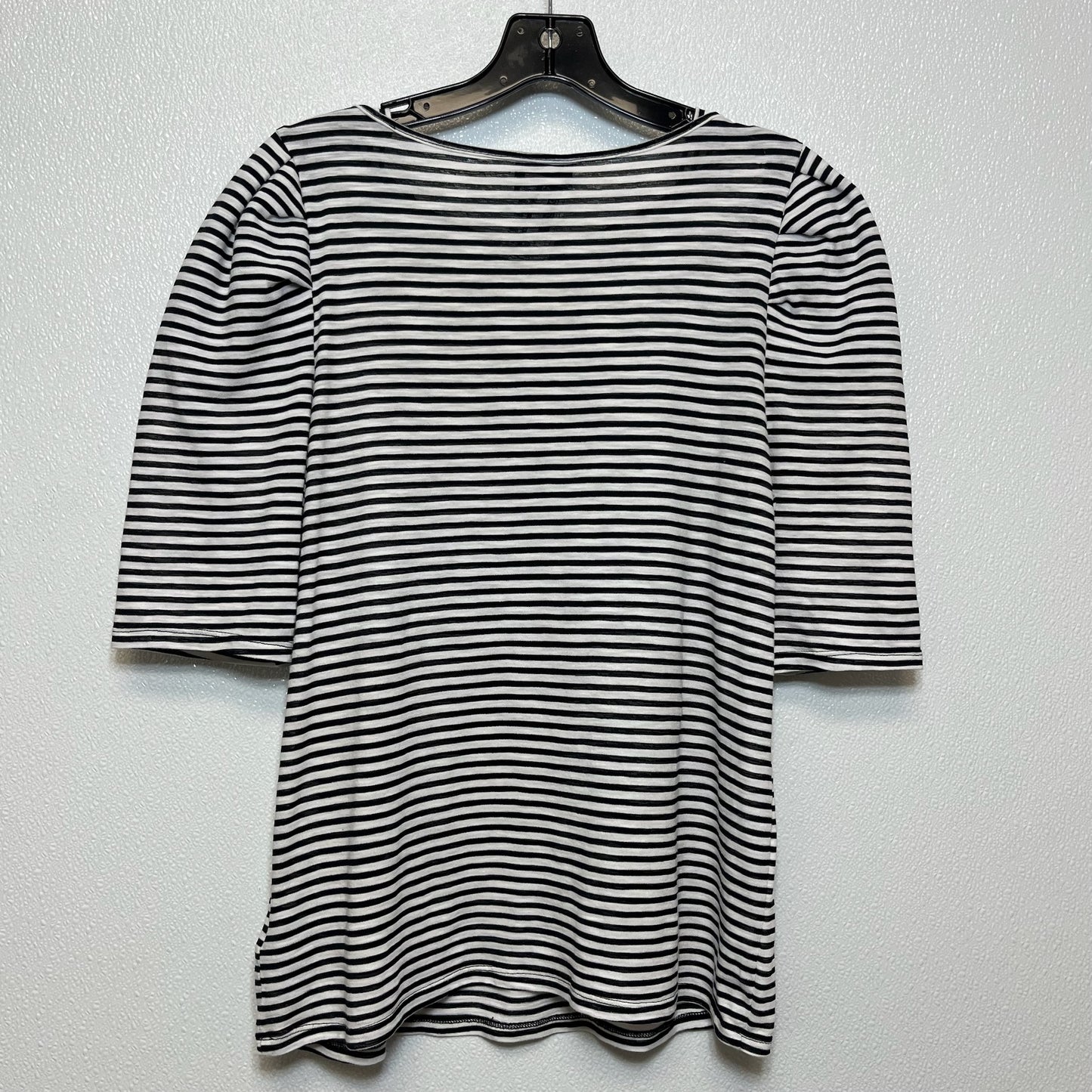 Striped Top Short Sleeve Who What Wear, Size L