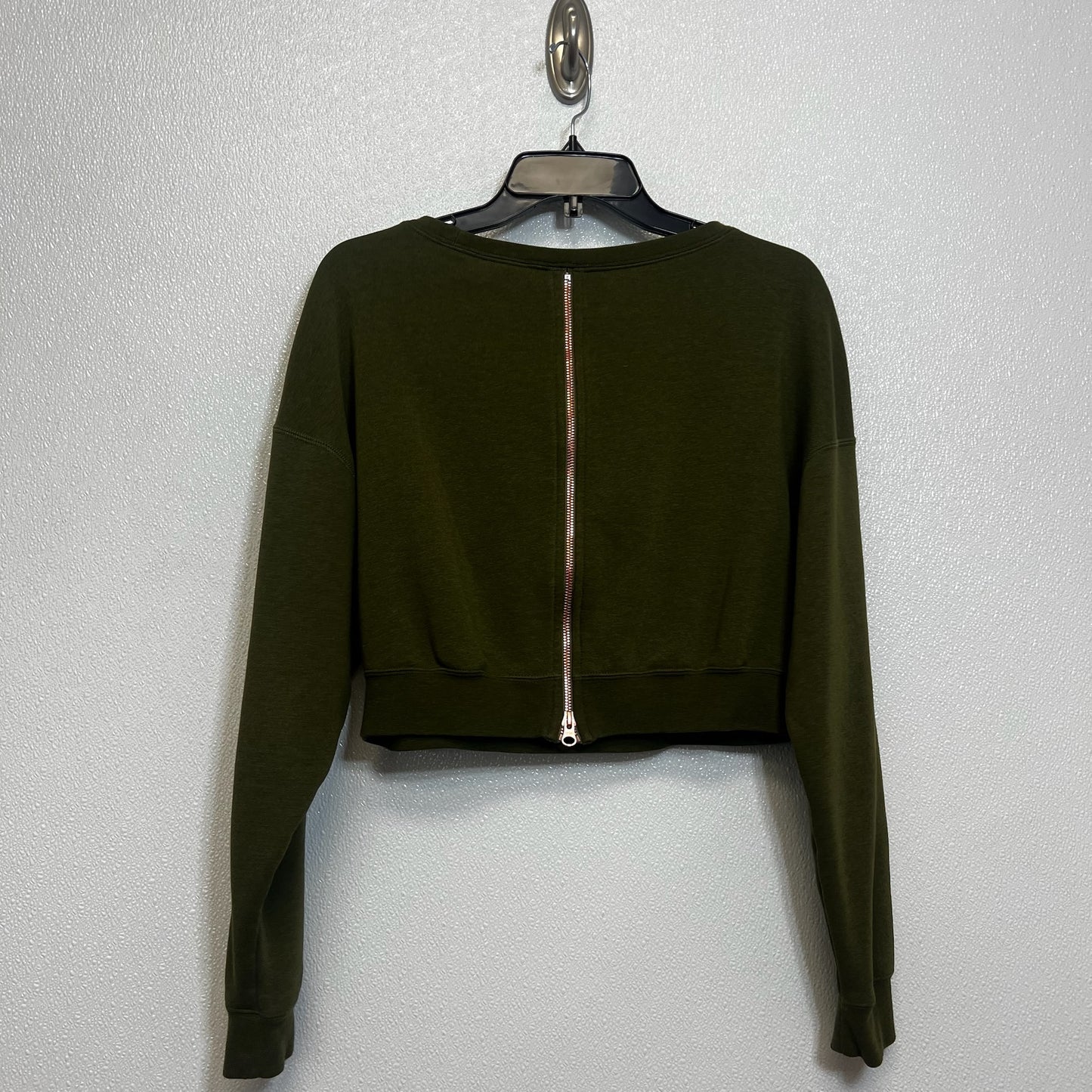 Sweatshirt Crewneck By Nike Apparel In Olive, Size: Xs