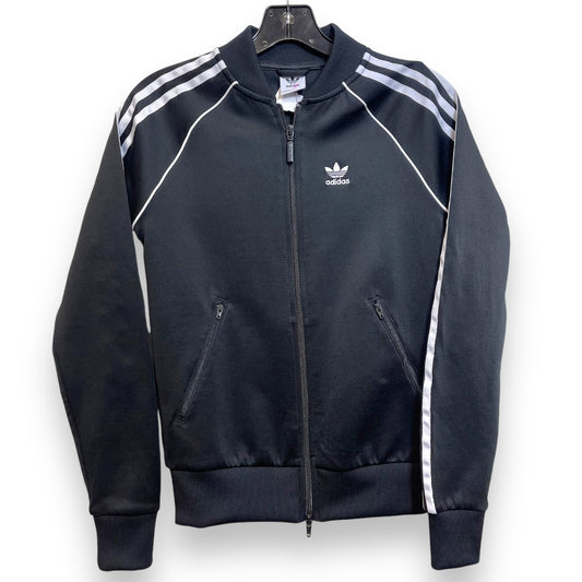 Athletic Jacket By Adidas In Black, Size: Xs