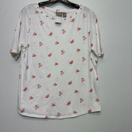 Top Short Sleeve By Chicos O  Size: S