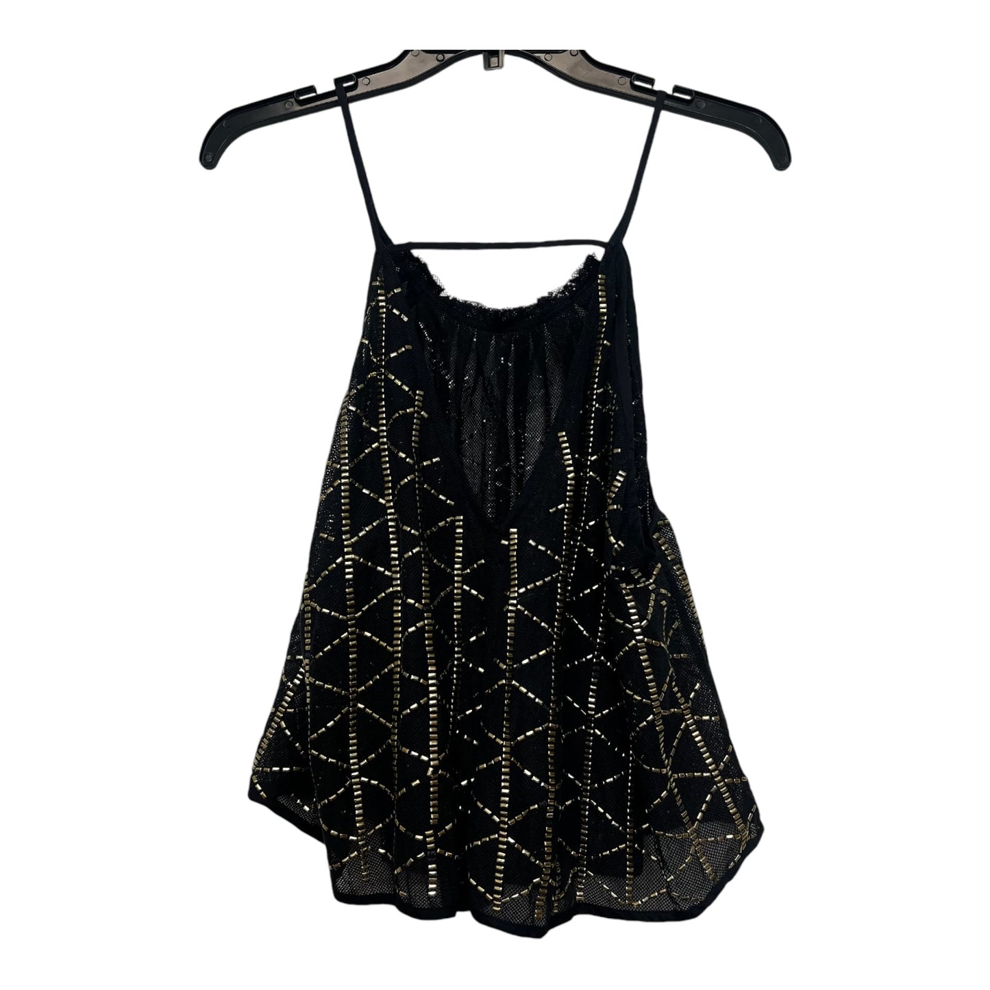 Top Sleeveless By Free People In Black Gold, Size: L