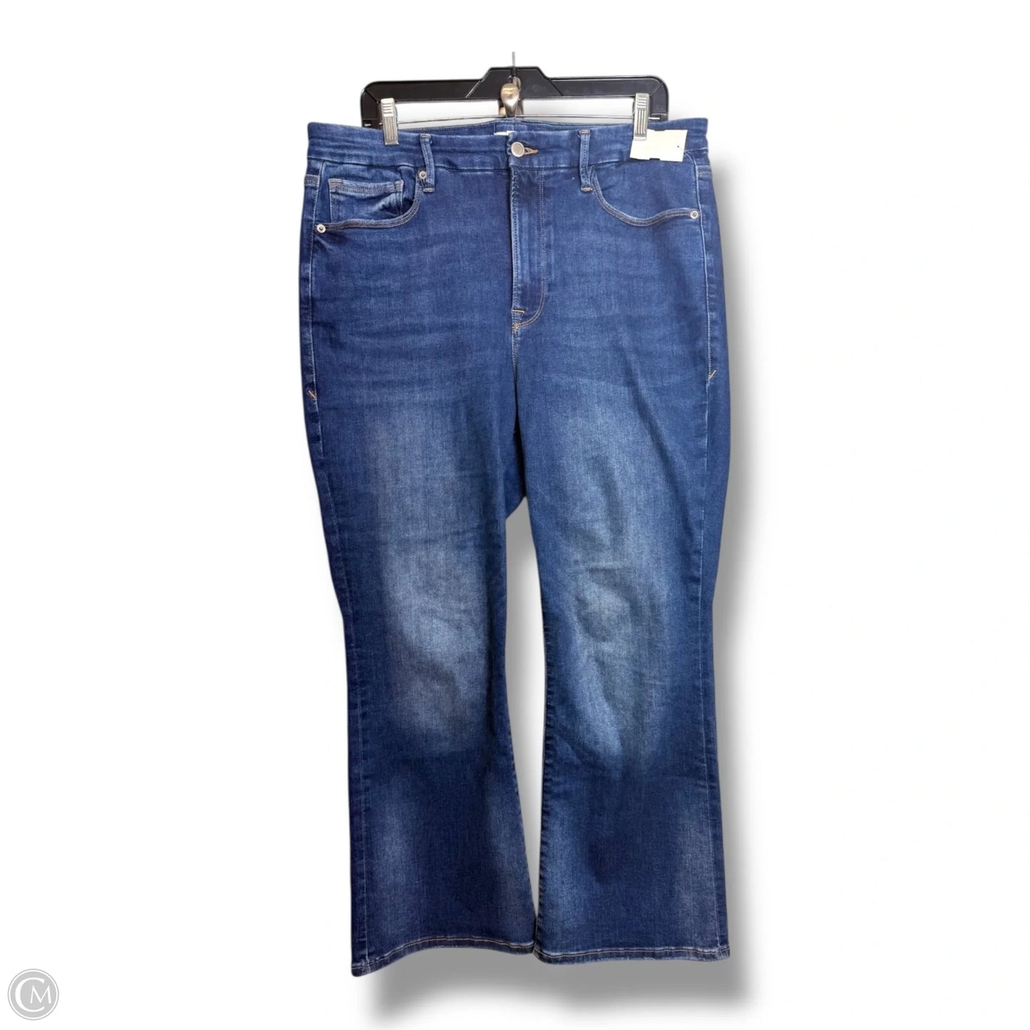 Jeans Boot Cut By Good American In Blue, Size: 16