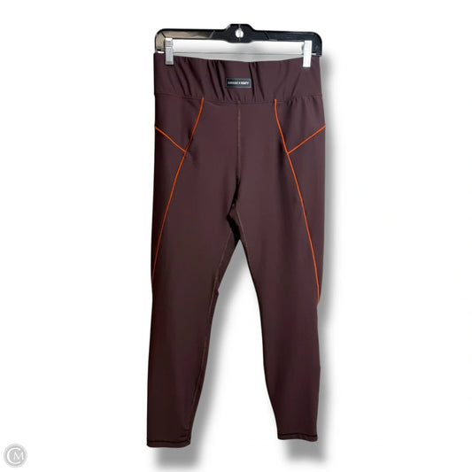 Pants Leggings By Savanna Jane In Brown, Size: L