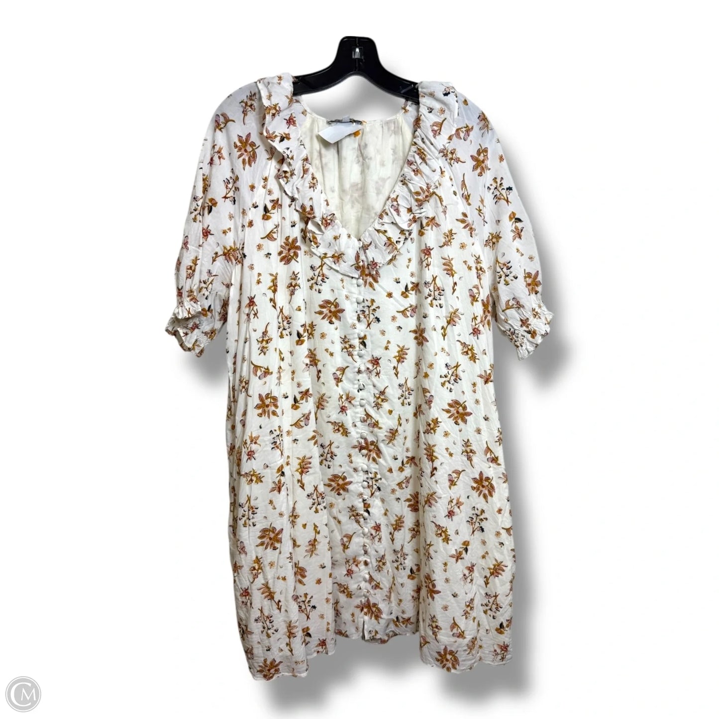 Dress Casual Maxi By Madewell In Floral Print, Size: Xl