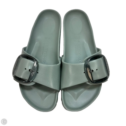 Sandals Flip Flops By Birkenstock In Grey, Size: 8