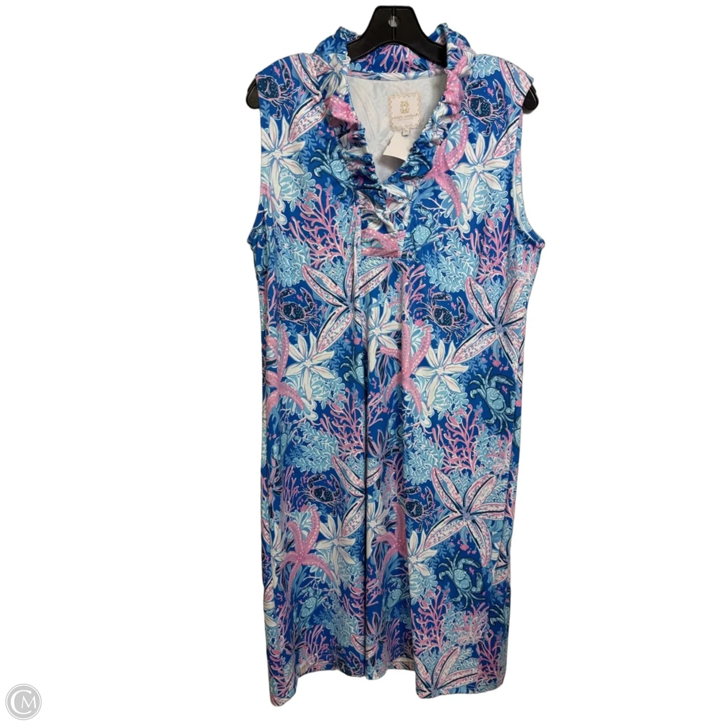 Dress Casual Maxi By Simply Southern In Blue, Size: Xl