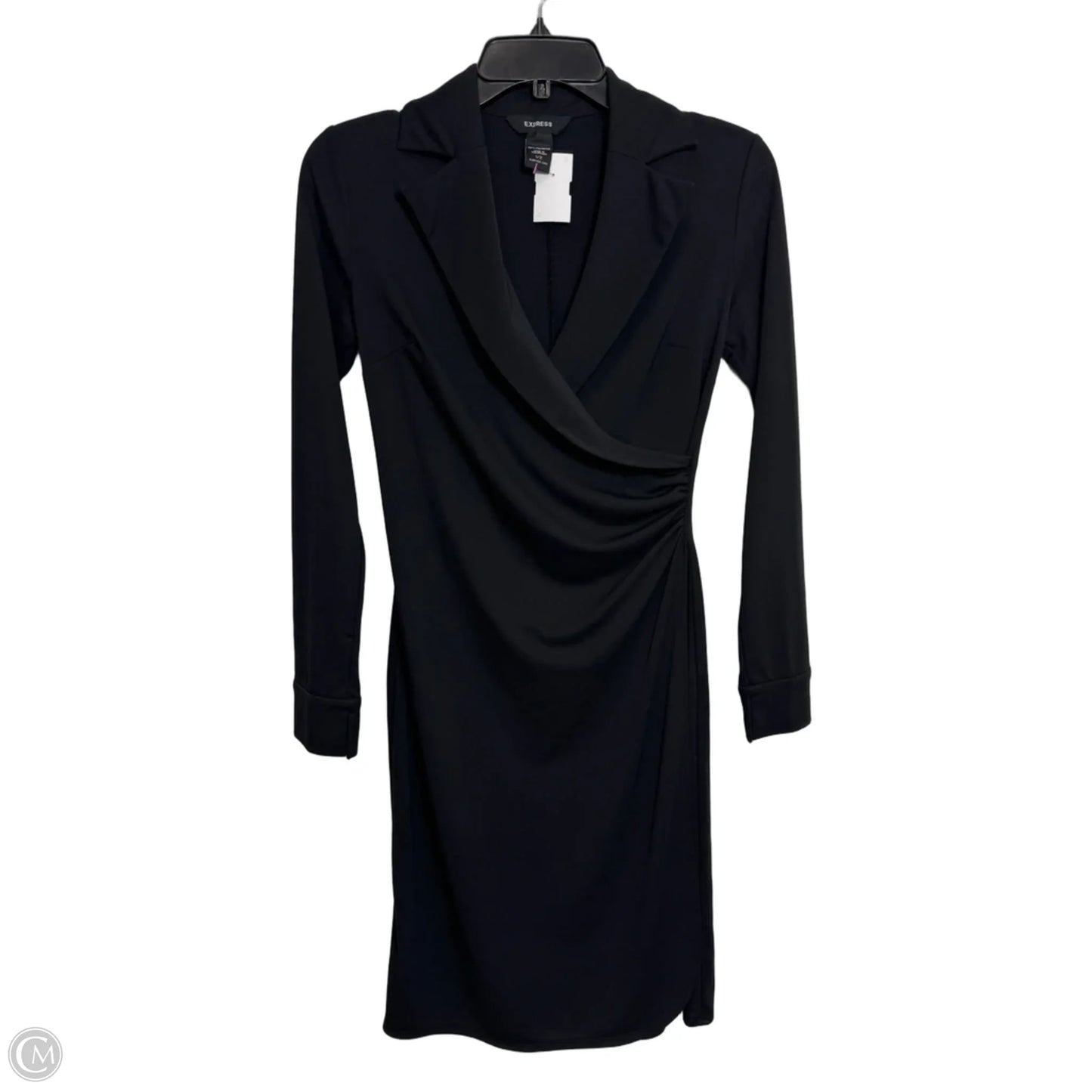 Dress Casual Maxi By Express In Black, Size: 2