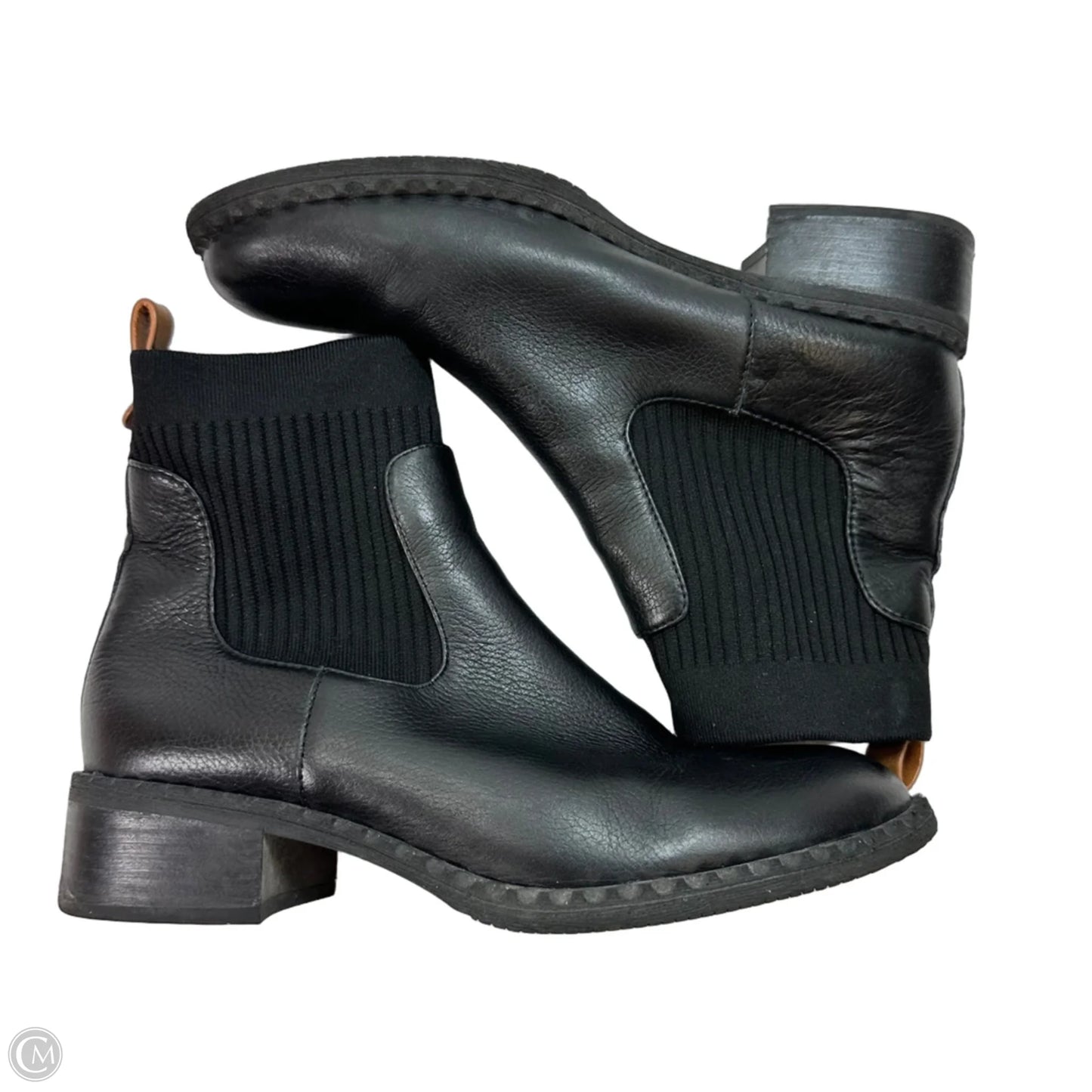 Boots Ankle Heels By Gentle Souls In Black, Size: 9.5