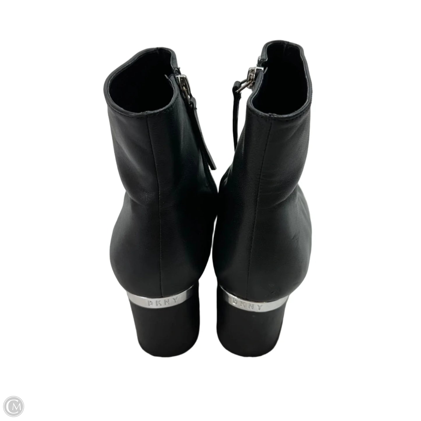 Boots Ankle Heels By Dkny In Black, Size: 9.5