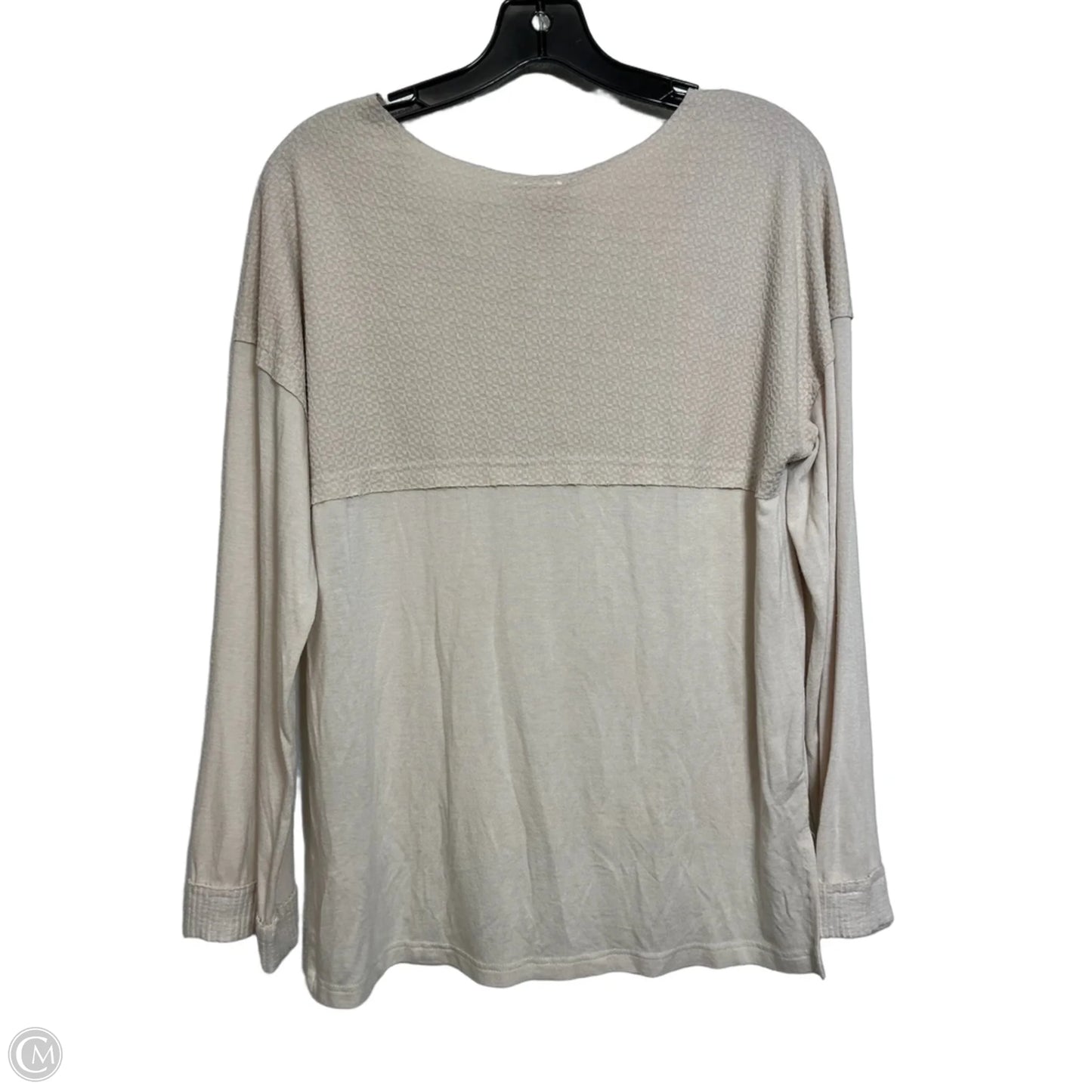 Top Long Sleeve By Pol In Beige, Size: S