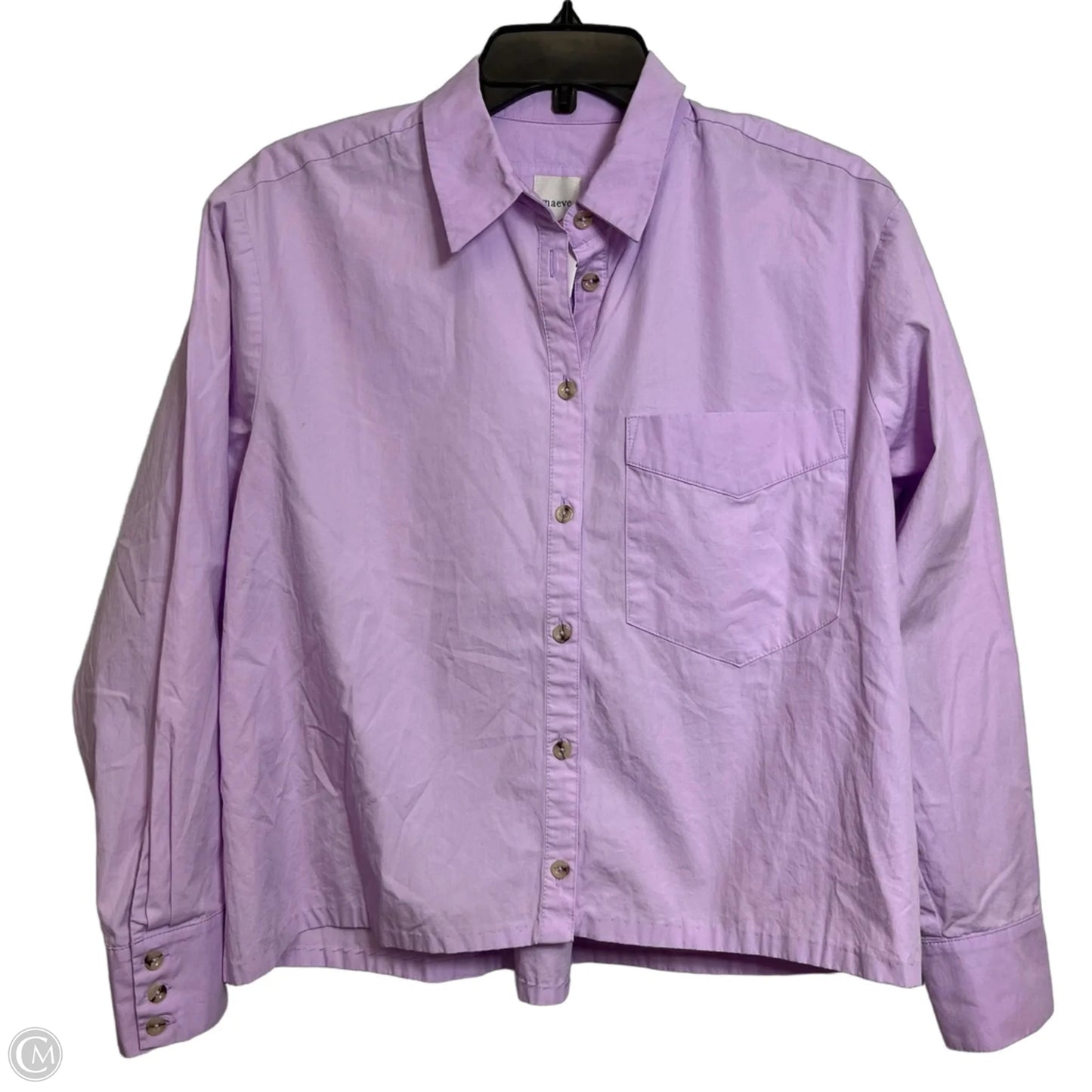 Top Long Sleeve By Maeve In Purple, Size: S
