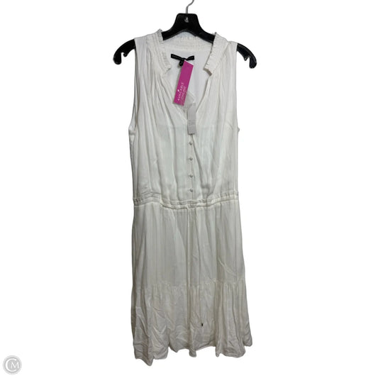 Dress Casual Maxi By White House Black Market In White, Size: M