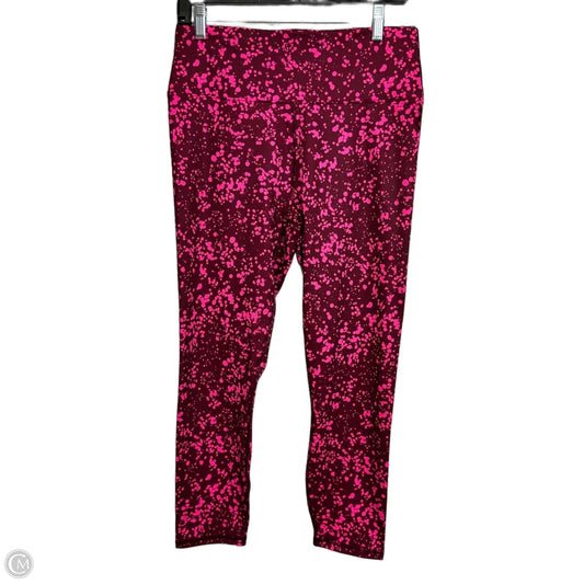 Athletic Leggings By Fabletics In Pink, Size: L